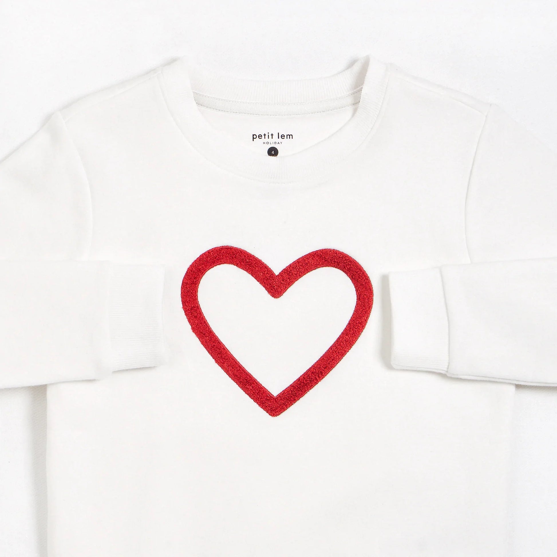 Be Mine Off-White Sweatshirt NINO & VIV 