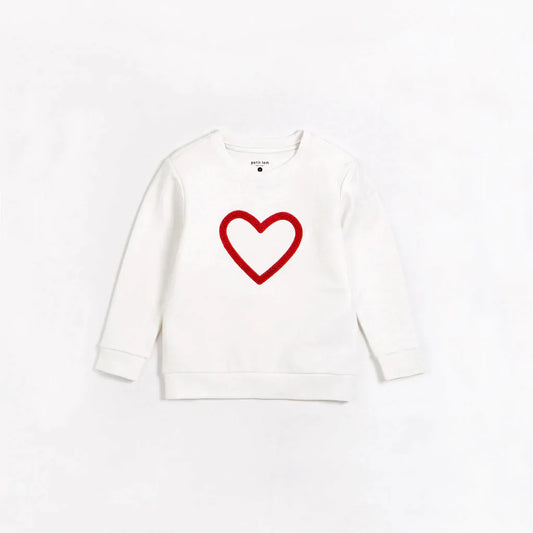 Be Mine Off-White Sweatshirt NINO & VIV 