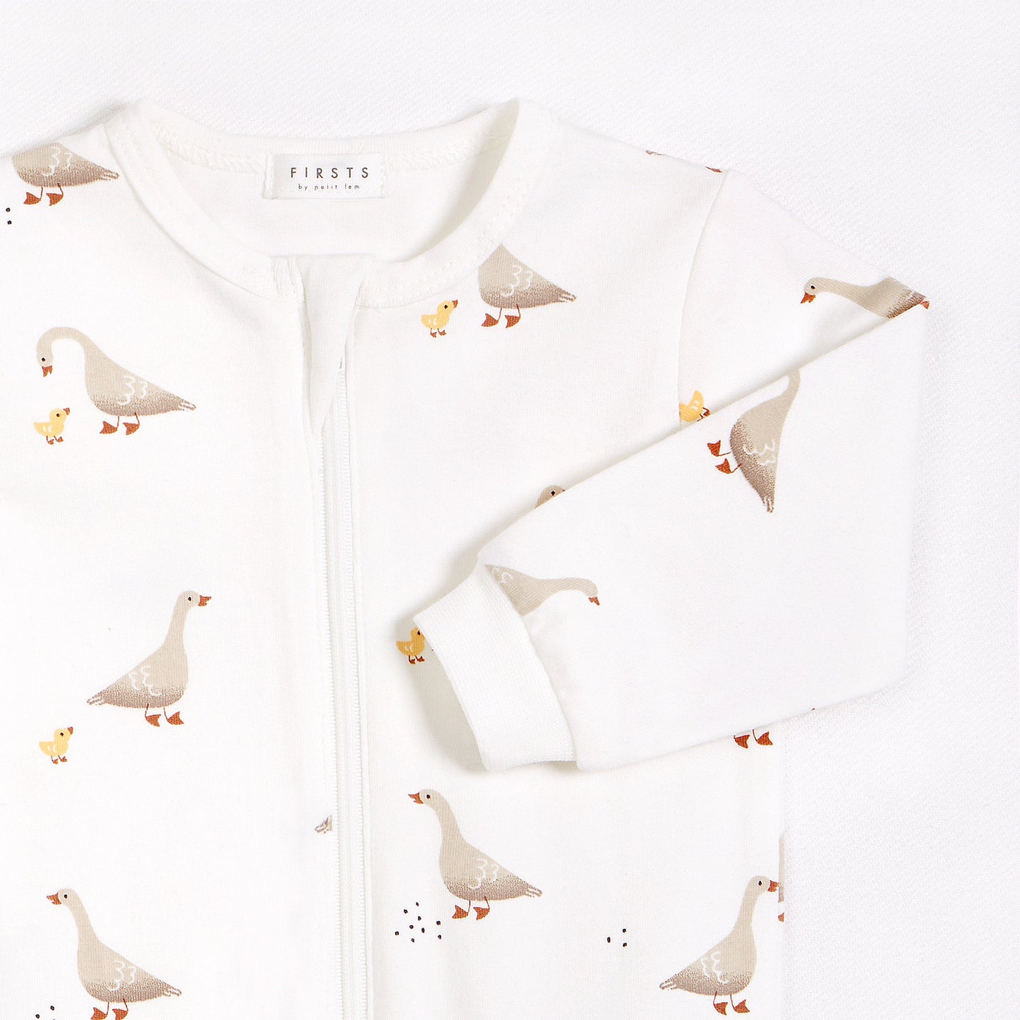 Firsts by Petit Lem - Organic Cotton Mother Goose Footed Sleeper NINO & VIV 