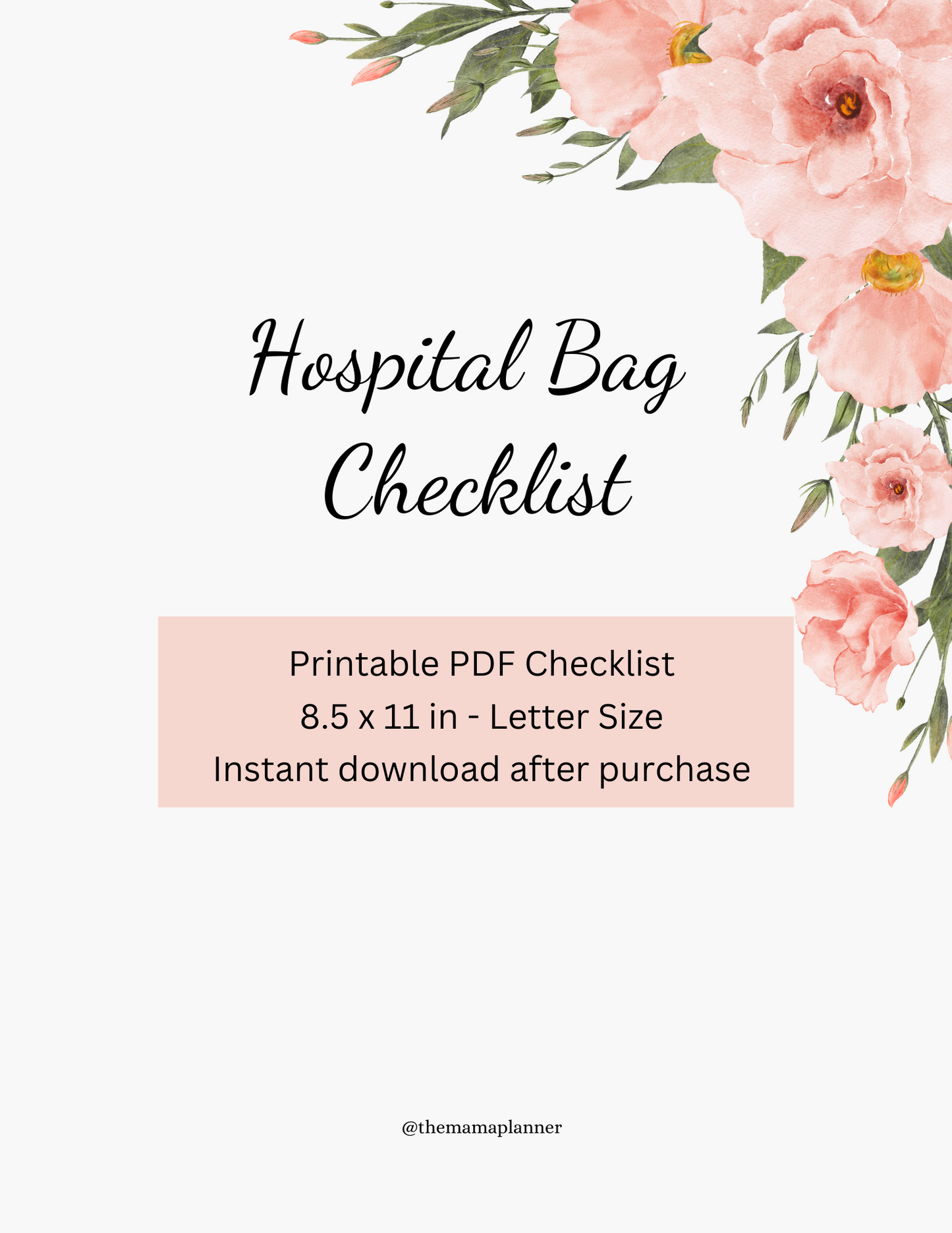 Hospital Bag Checklist