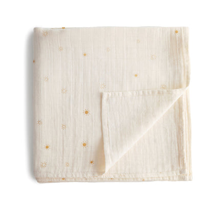 Organic Cotton Muslin Swaddle Blanket NINO & VIV 