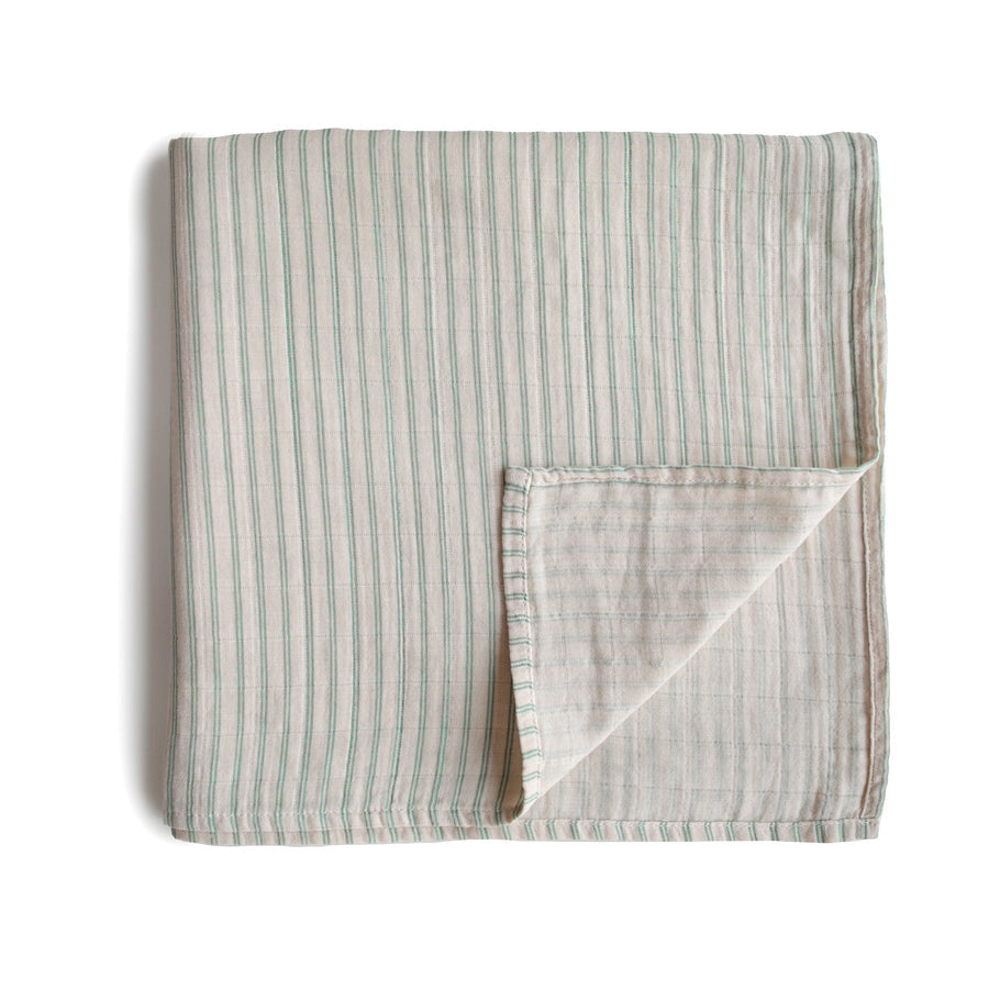 Organic Cotton Muslin Swaddle Blanket NINO & VIV 