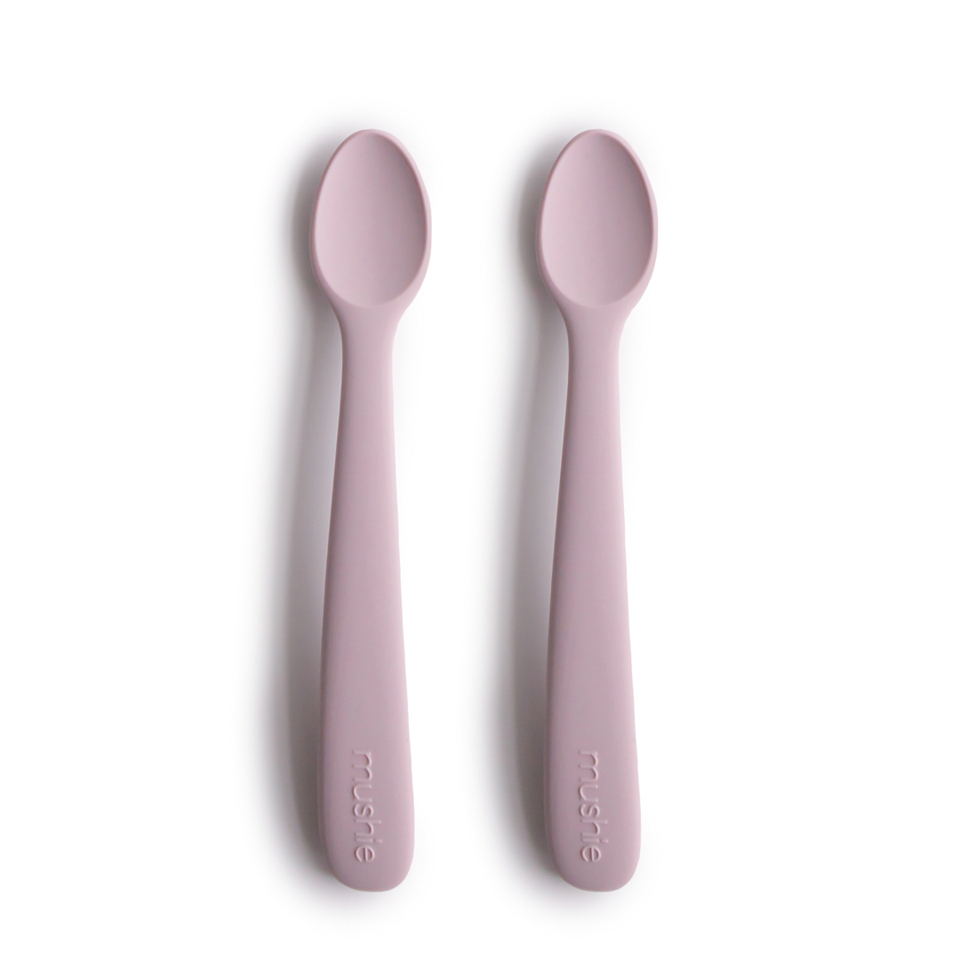 Silicone Feeding Spoons (Soft Lilac) 2-Pack – NINO & VIV