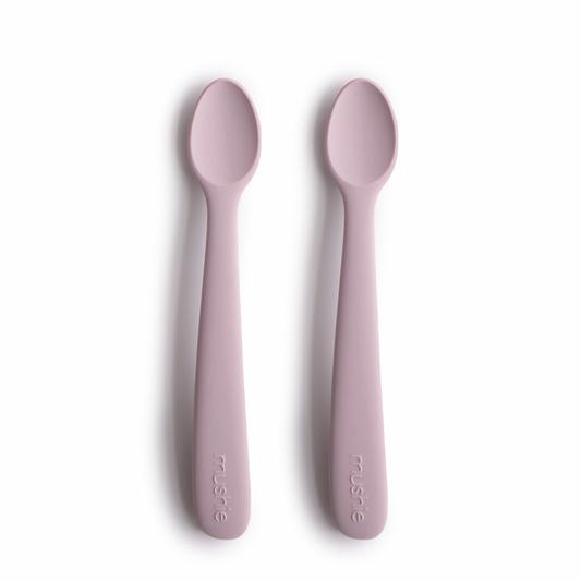 Silicone Feeding Spoons (Soft Lilac) 2-Pack NINO & VIV 