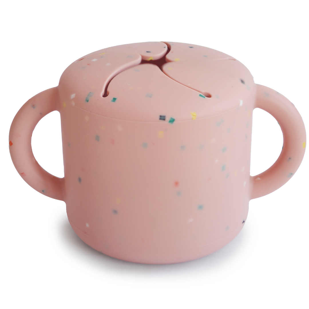 Silicone Snack Cup (Powder Pink Confetti) NINO & VIV 